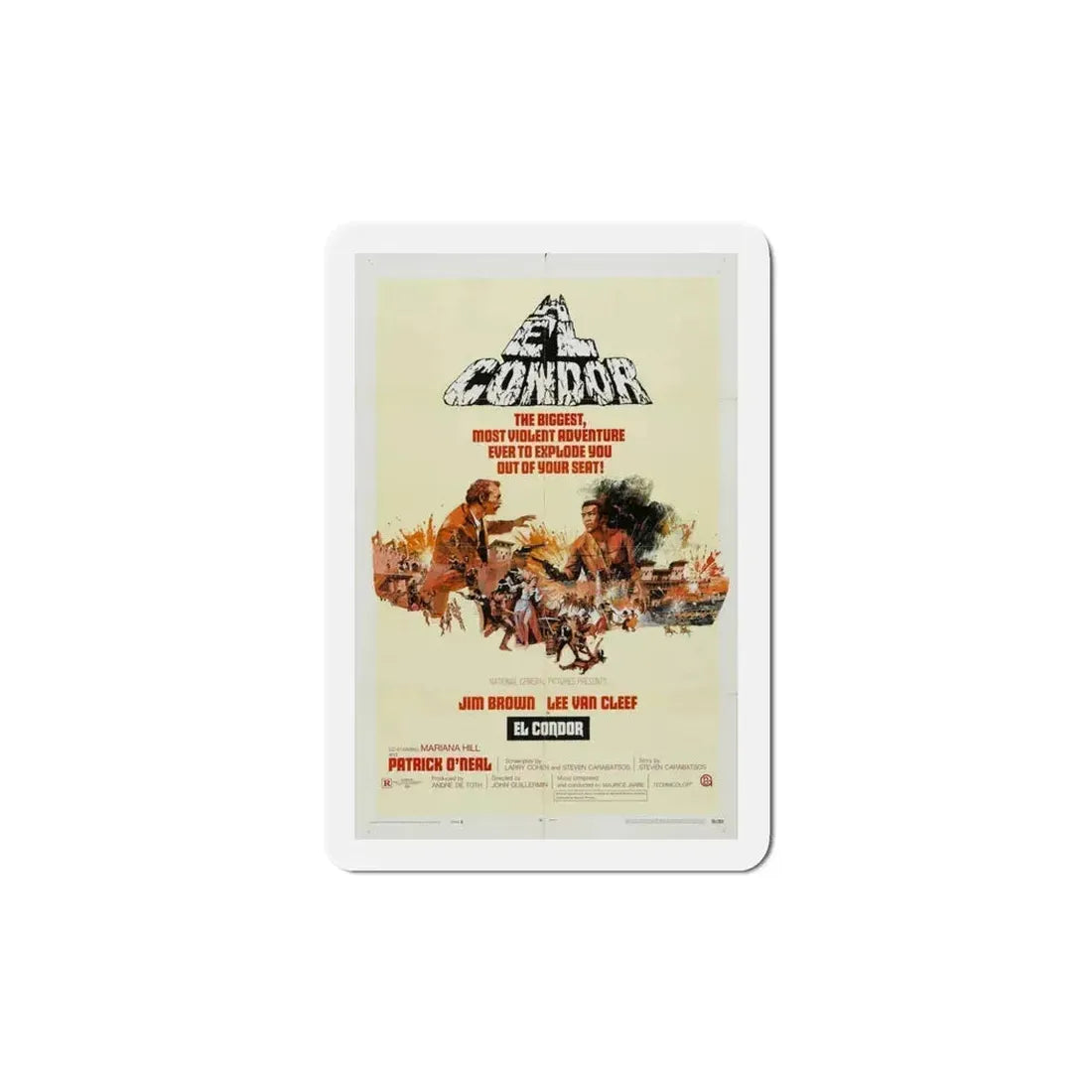 El Condor 1970 Movie Poster Refrigerator Magnet 5 Inch - The Sticker Space