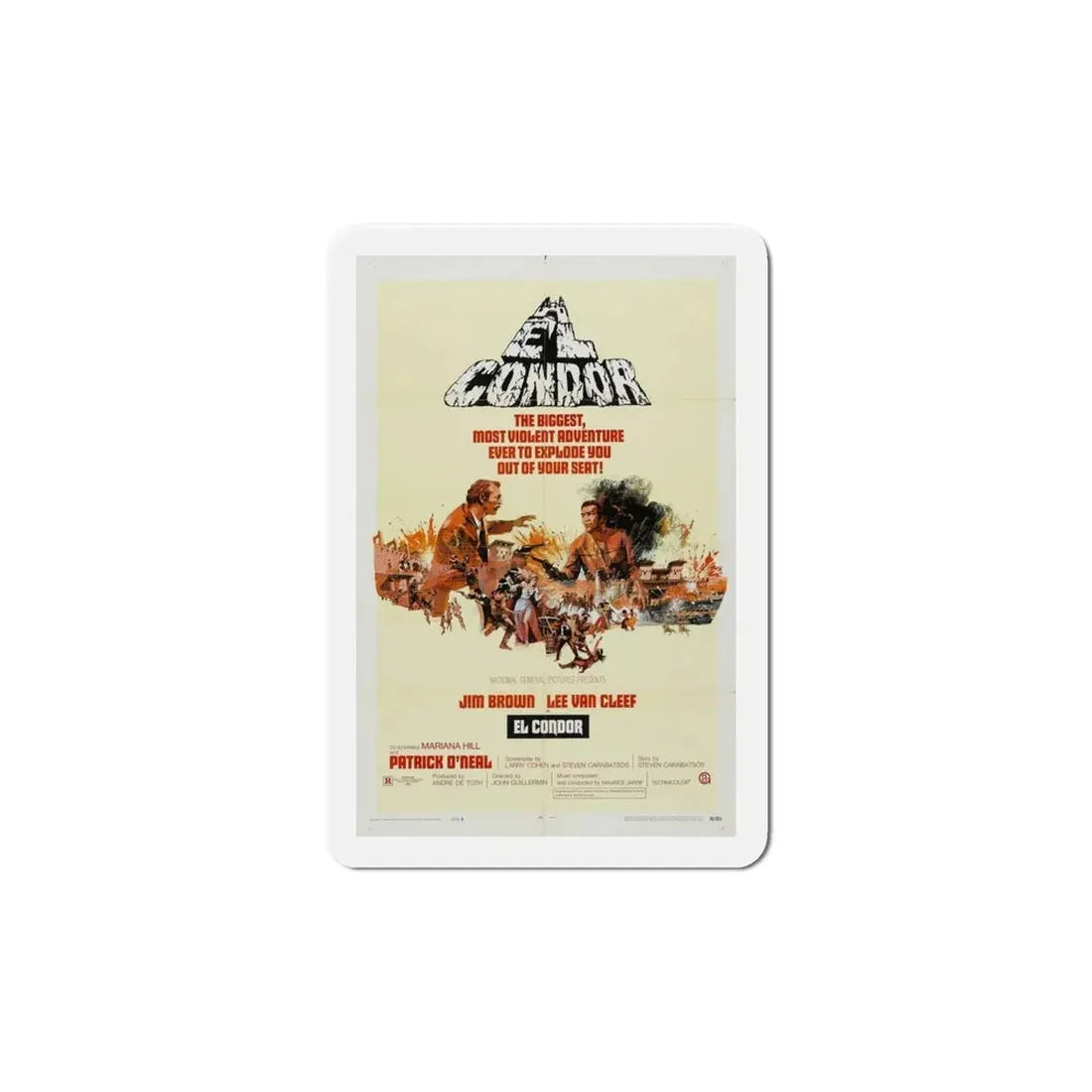 El Condor 1970 Movie Poster Refrigerator Magnet - The Sticker Space