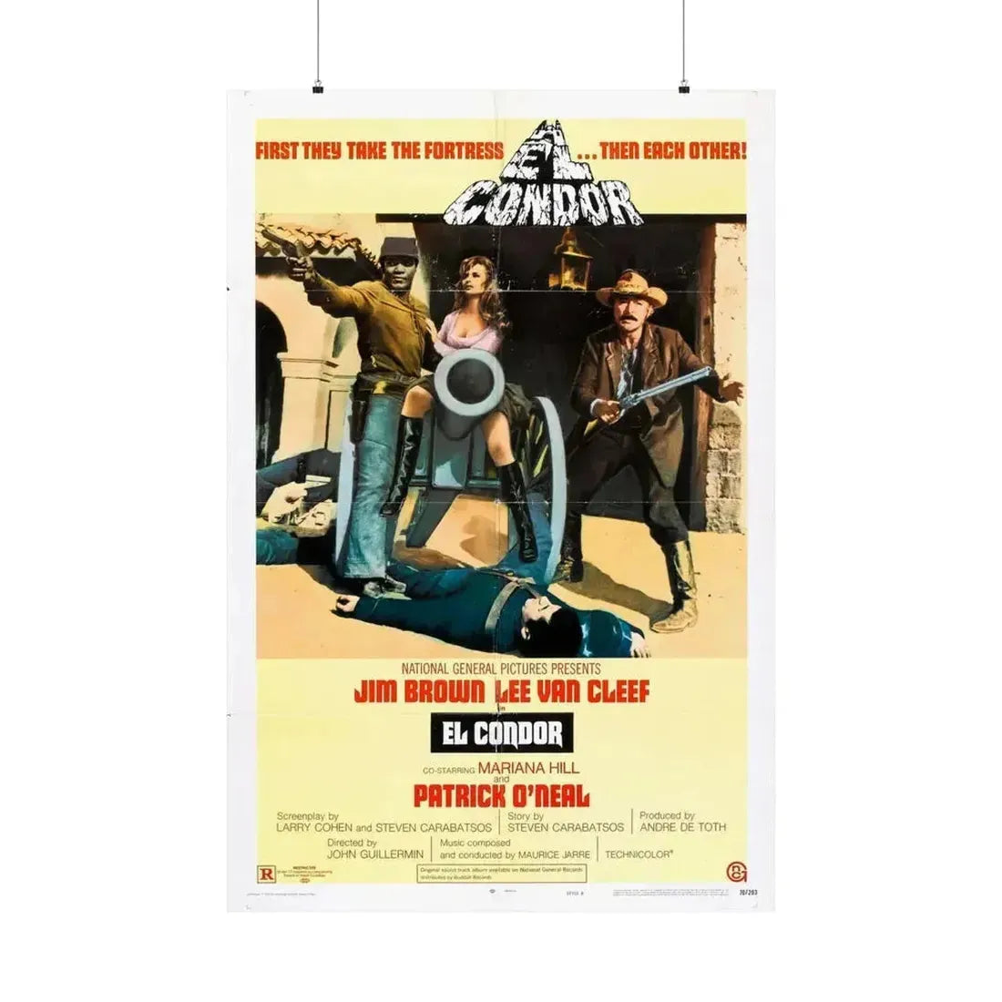 EL CONDOR 1970 - Paper Movie Poster 36" x 54" Matte - The Sticker Space