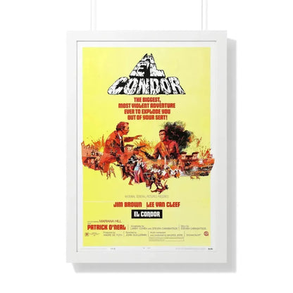 EL CONDOR (2) 1970 - Framed Movie Poster 20" x 30" White - The Sticker Space