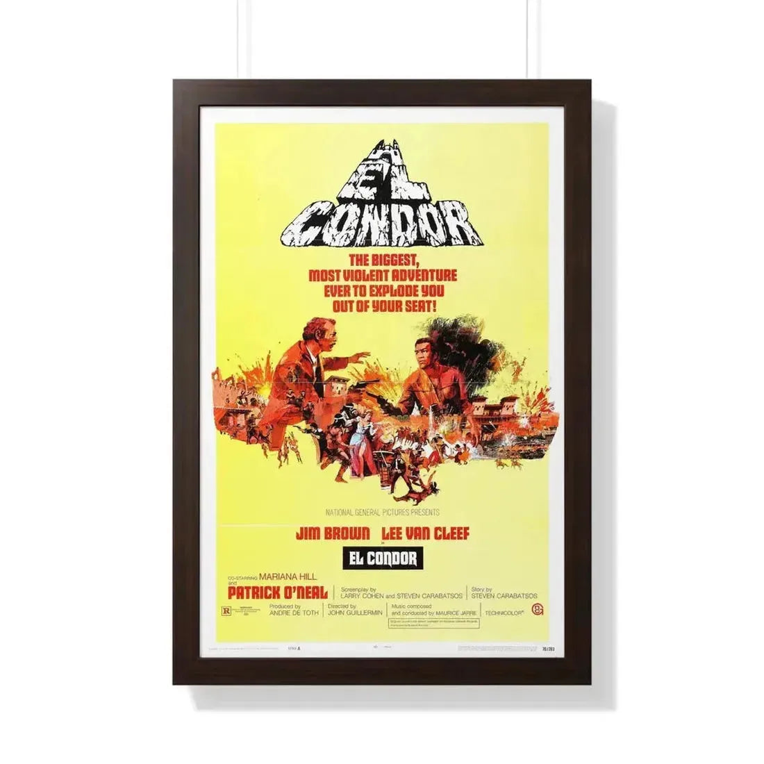 EL CONDOR (2) 1970 - Framed Movie Poster - The Sticker Space