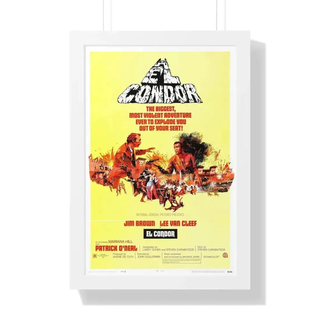 EL CONDOR (2) 1970 - Framed Movie Poster - The Sticker Space