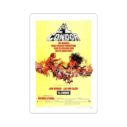 EL CONDOR (2) 1970 Movie Poster - STICKER Vinyl Kiss-Cut Decal 3 Inch White - The Sticker Space