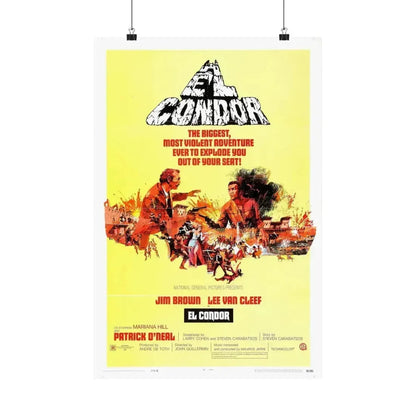 EL CONDOR (2) 1970 - Paper Movie Poster 16″ x 24″ Matte - The Sticker Space