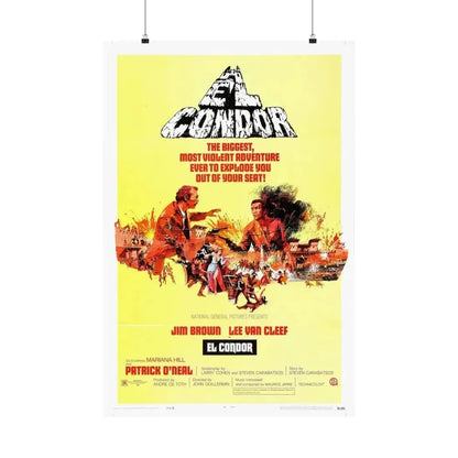 EL CONDOR (2) 1970 - Paper Movie Poster 24″ x 36″ Matte - The Sticker Space