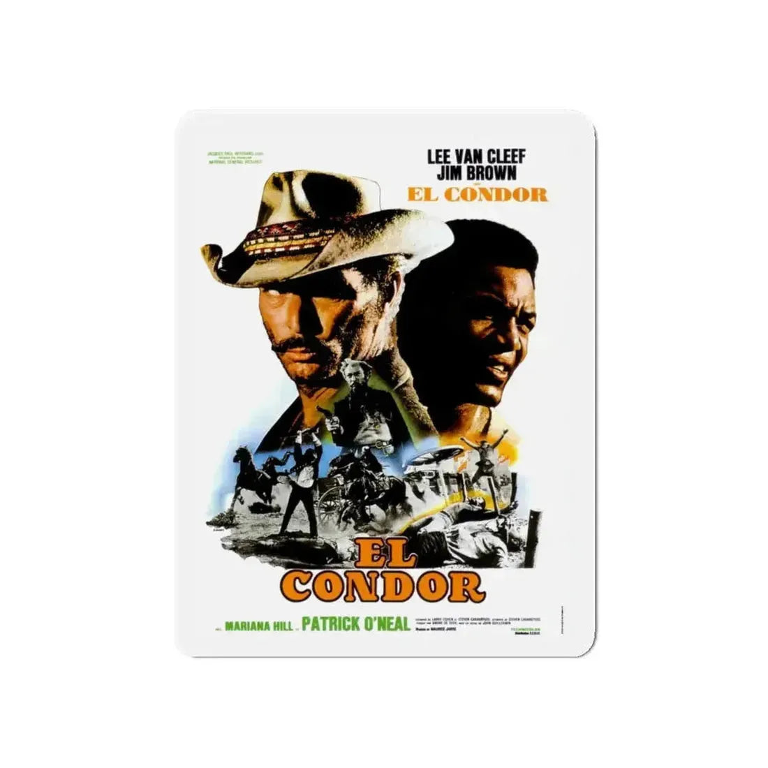 EL CONDOR (FRENCH) 1970 Movie Poster - Refrigerator Magnet - The Sticker Space