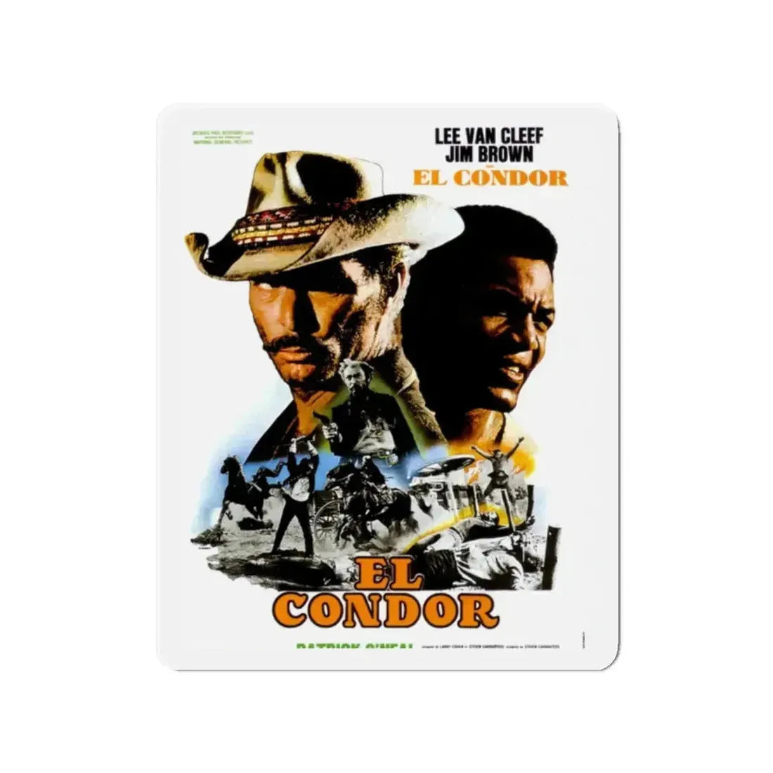 EL CONDOR (FRENCH) 1970 Movie Poster - Refrigerator Magnet - The Sticker Space