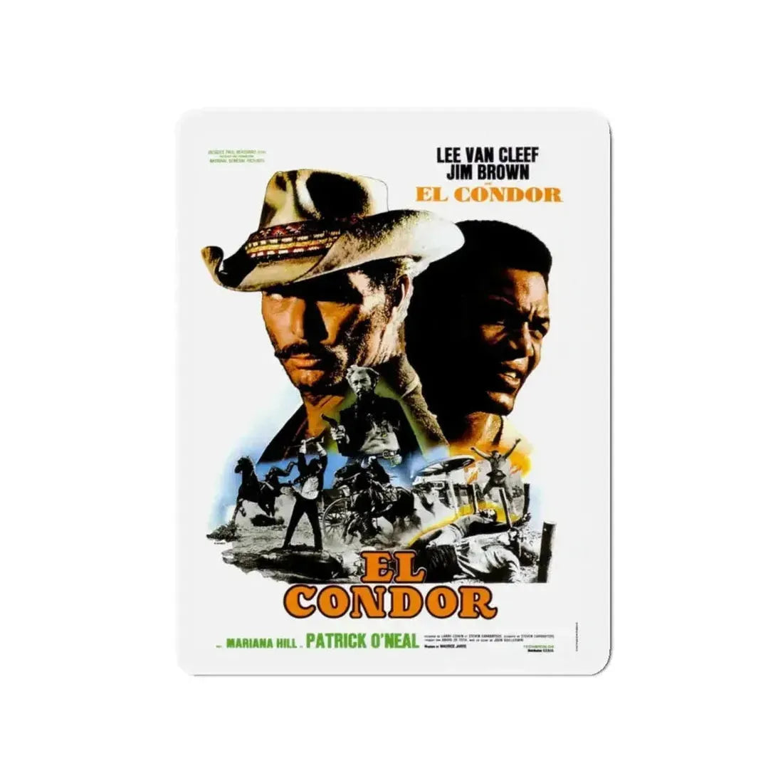 EL CONDOR (FRENCH) 1970 Movie Poster - Refrigerator Magnet - The Sticker Space