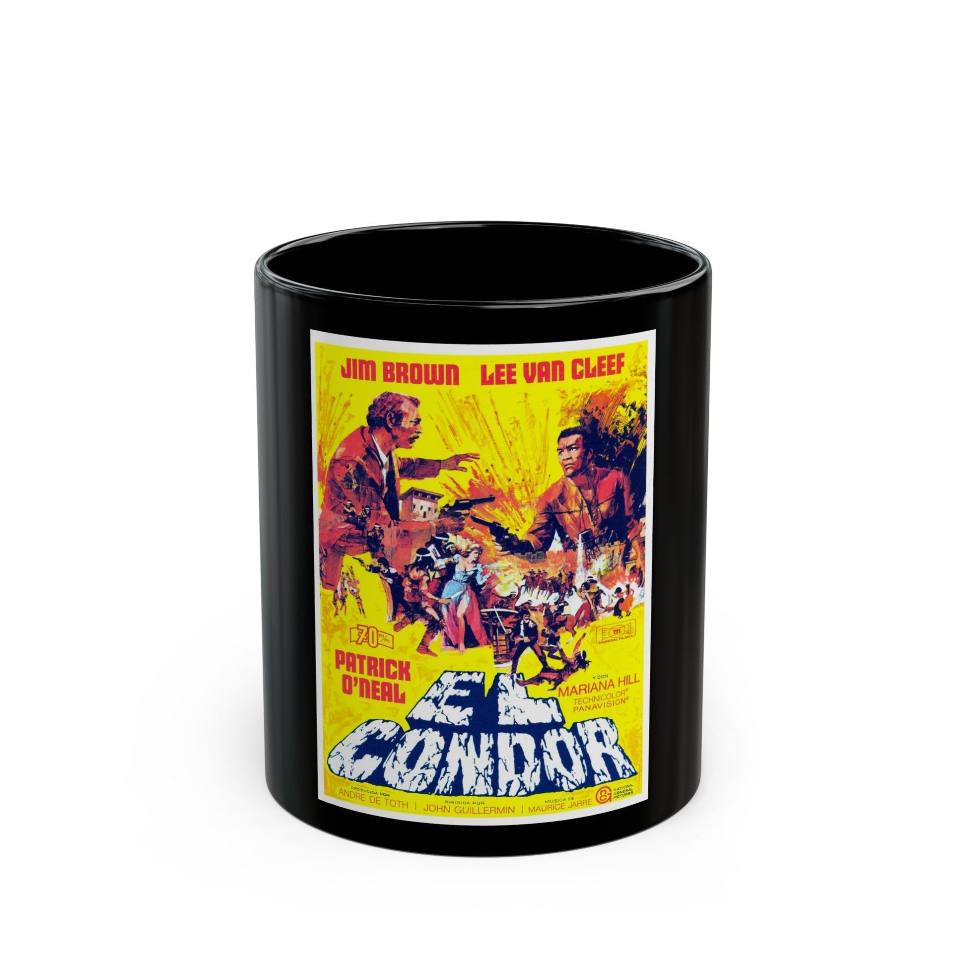 EL CONDOR (SPANISH) 1970 Movie Poster - Black Coffee Mug-11oz-The Sticker Space