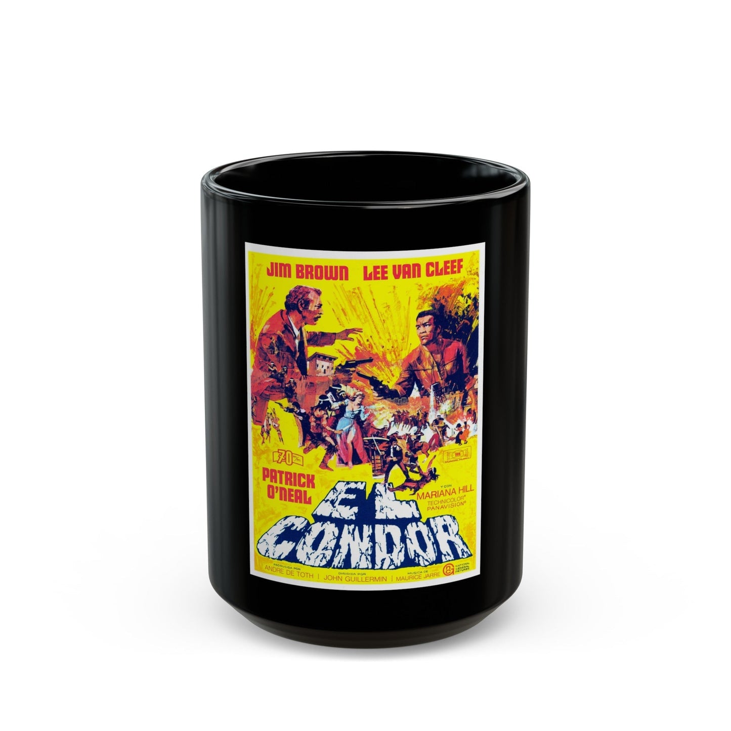 EL CONDOR (SPANISH) 1970 Movie Poster - Black Coffee Mug-15oz-The Sticker Space