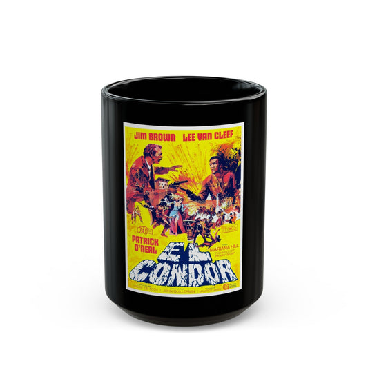 EL CONDOR (SPANISH) 1970 Movie Poster - Black Coffee Mug-15oz-The Sticker Space