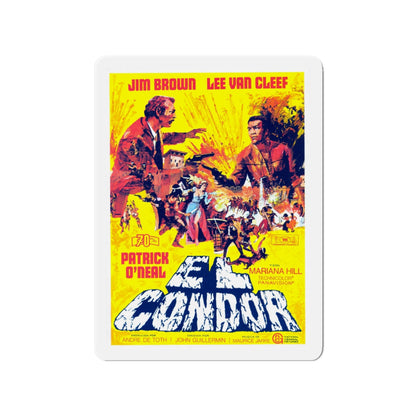 EL CONDOR (SPANISH) 1970 Movie Poster - Die-Cut Magnet-3" x 3"-The Sticker Space