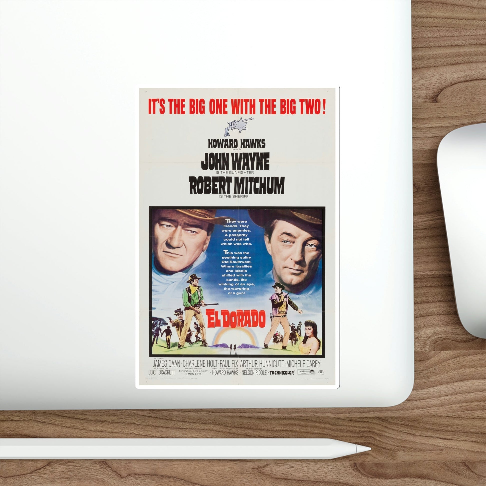 El Dorado 1967 Movie Poster STICKER Vinyl Die-Cut Decal-The Sticker Space