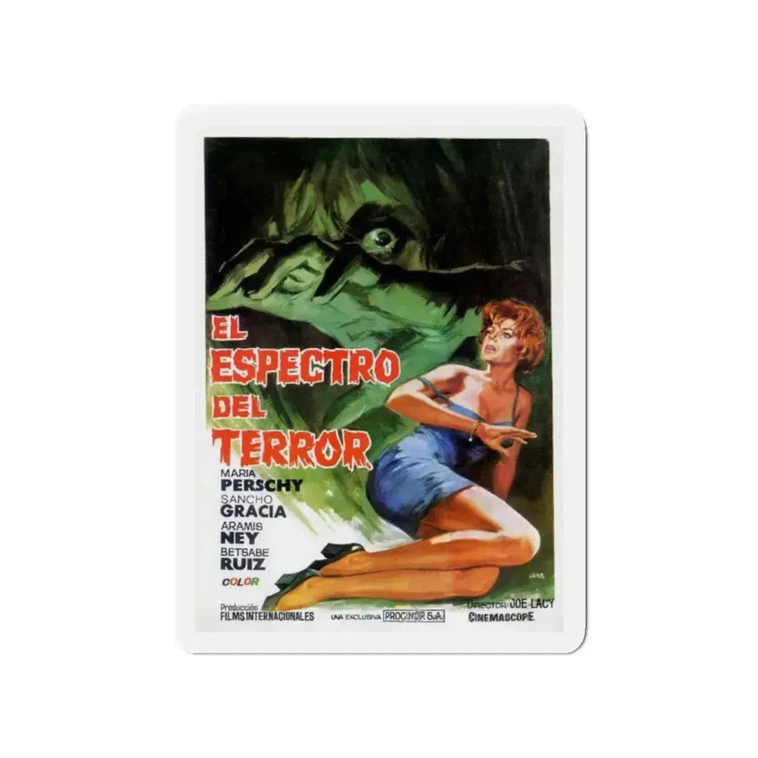 EL ESPECTRO DEL TERROR 1973 Movie Poster - Refrigerator Magnet 4 Inch - The Sticker Space