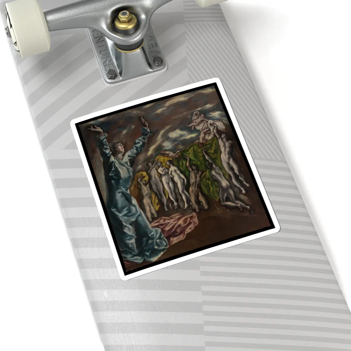SKU:TSS-STICK-LGRC-6X6-11 Sizes:6" × 6" Types:White