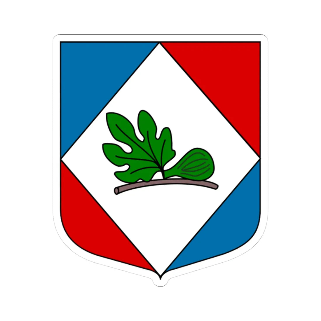 El Kerma Coat of Arms French Algeria (Algeria) (Coat of Arms) STICKER Vinyl Kiss-Cut Decal - The Sticker Space