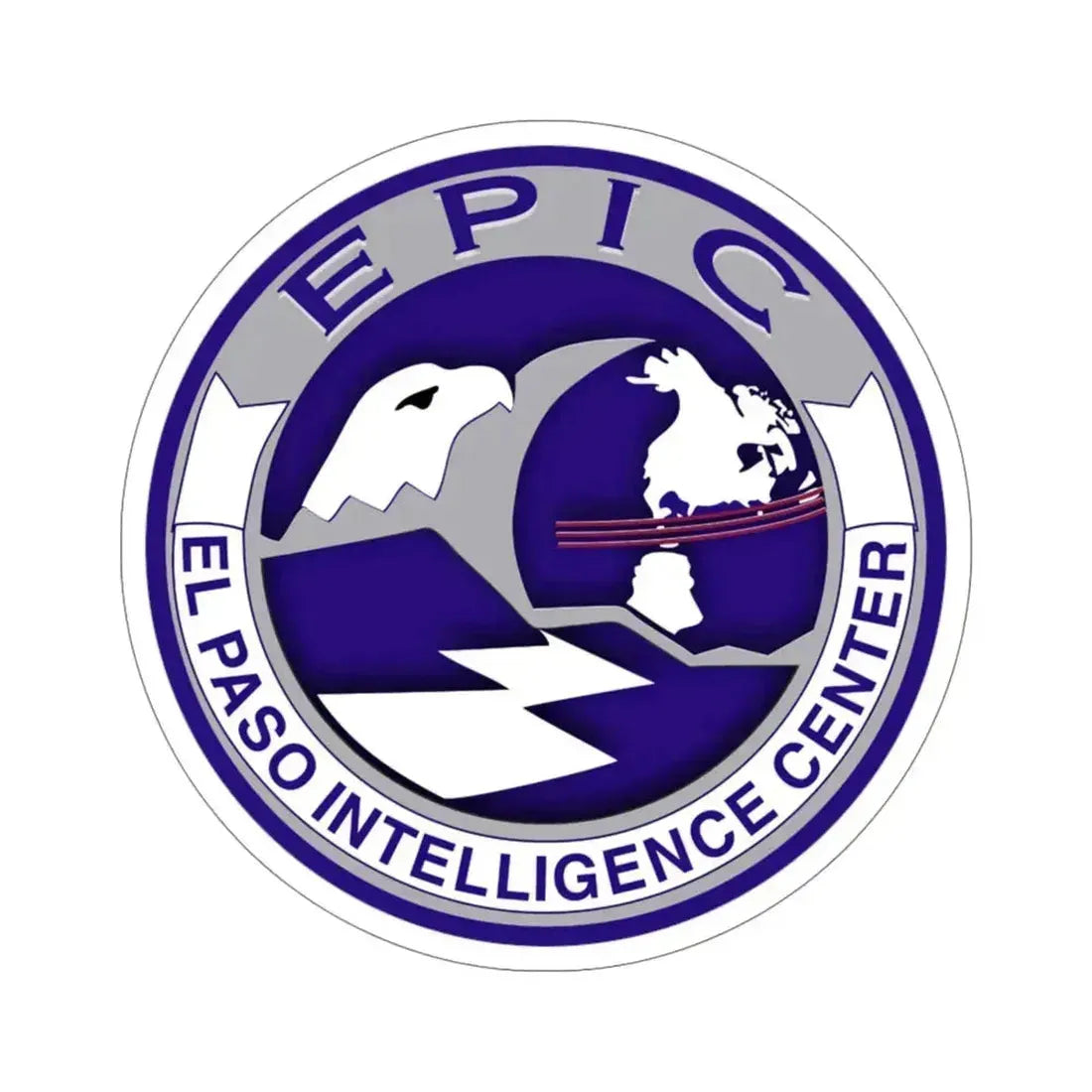 El Paso Intelligence Center STICKER Vinyl Die-Cut Decal 5 Inch - The Sticker Space
