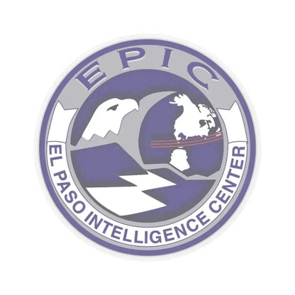 El Paso Intelligence Center - STICKER Vinyl Kiss-Cut Decal 4 Inch Transparent - The Sticker Space