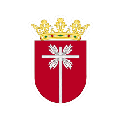 EL seibo old shield (Costa Rica) (Coat of Arms) STICKER Vinyl Kiss-Cut Decal 2 Inch White - The Sticker Space