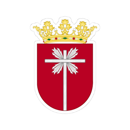 EL seibo old shield (Costa Rica) (Coat of Arms) STICKER Vinyl Kiss-Cut Decal 4 Inch White - The Sticker Space