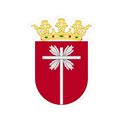 EL seibo old shield (Dominica) (Coat of Arms) STICKER Vinyl Kiss-Cut Decal 3 Inch White - The Sticker Space