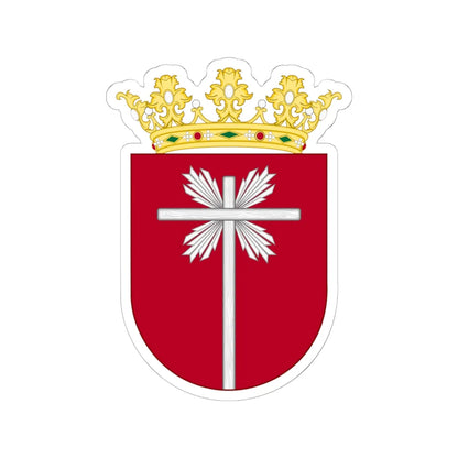 EL seibo old shield (Dominica) (Coat of Arms) STICKER Vinyl Kiss-Cut Decal 6 Inch White - The Sticker Space