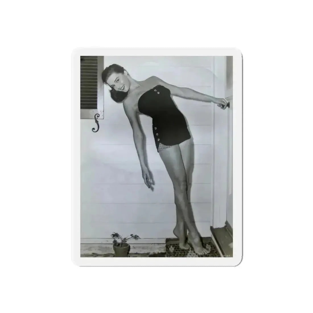 Elaine Stewart #120 (Vintage Female Icon) Refrigerator Magnet 6 Inch Die-Cut - The Sticker Space