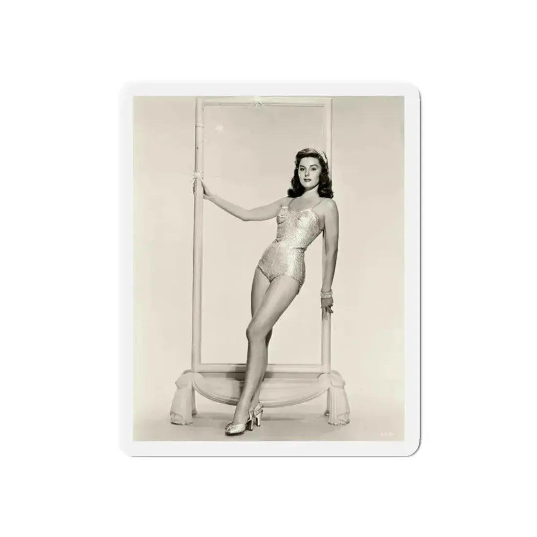 Elaine Stewart #144 (Vintage Female Icon) Refrigerator Magnet 6 Inch Die-Cut - The Sticker Space