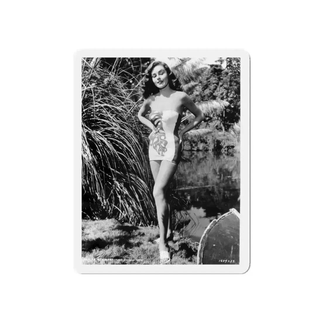 Elaine Stewart #179 (Vintage Female Icon) Refrigerator Magnet 6 Inch Die-Cut - The Sticker Space