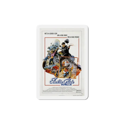 Electra Glide in Blue 1973 Movie Poster Refrigerator Magnet - The Sticker Space