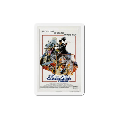 Electra Glide in Blue 1973 Movie Poster Refrigerator Magnet - The Sticker Space