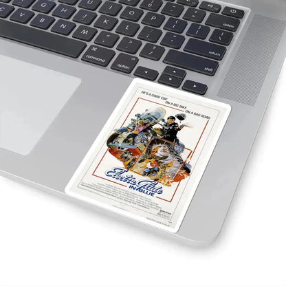 Electra Glide in Blue 1973 Movie Poster - STICKER Vinyl Kiss-Cut Decal - The Sticker Space