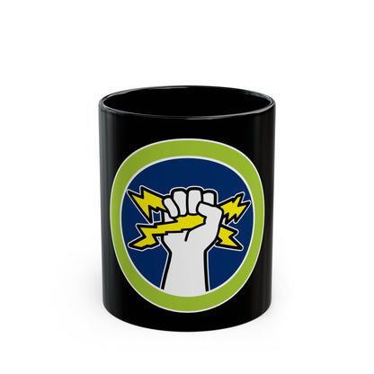 Electricity (Boy Scout Merit Badge) Black Coffee Mug-11oz-The Sticker Space