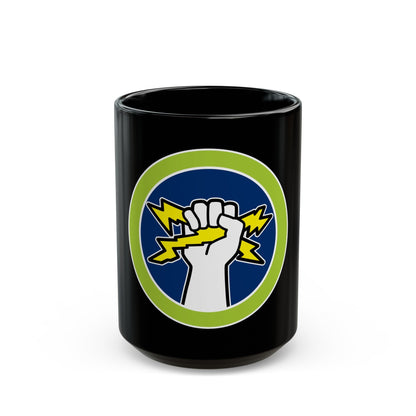 Electricity (Boy Scout Merit Badge) Black Coffee Mug-15oz-The Sticker Space