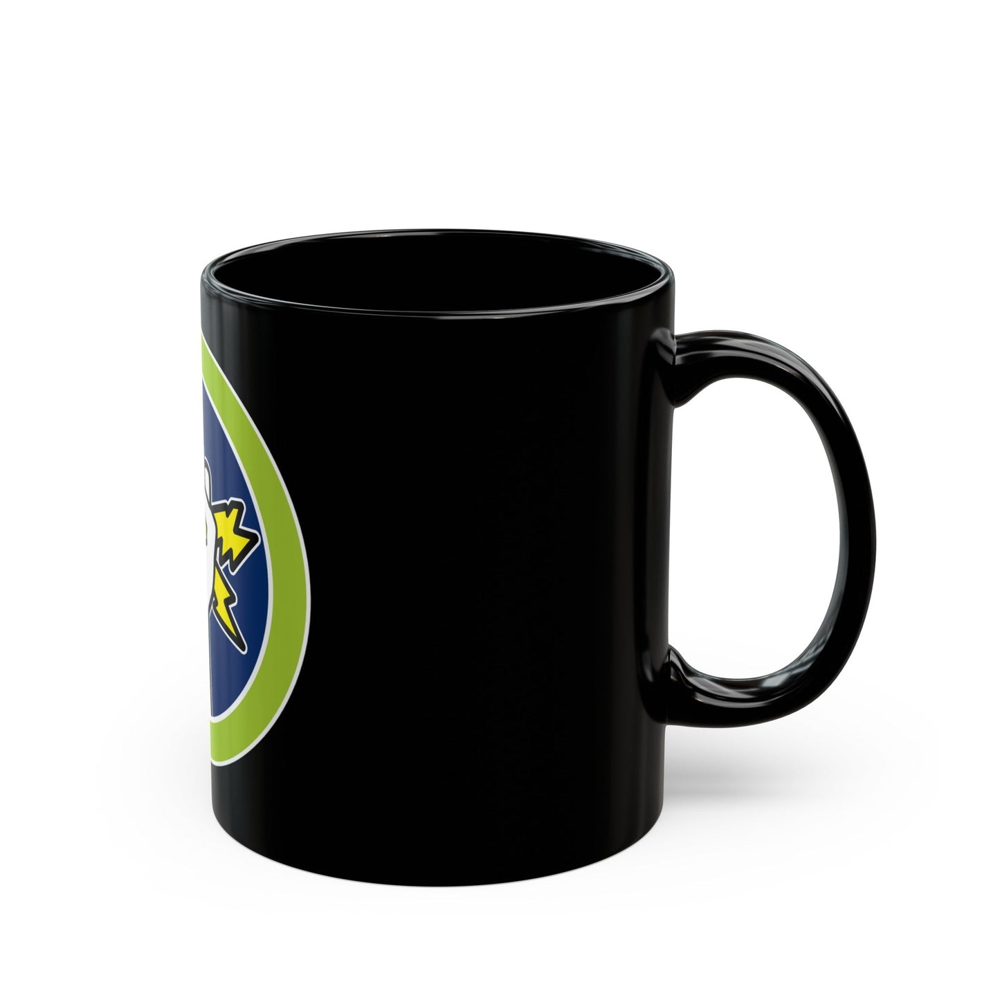 Electricity (Boy Scout Merit Badge) Black Coffee Mug-The Sticker Space