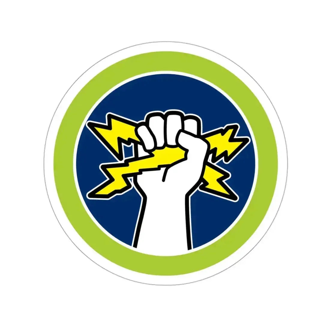 Electricity (Boy Scouts Merit Badge) STICKER Vinyl Die-Cut Decal 3 Inch - The Sticker Space