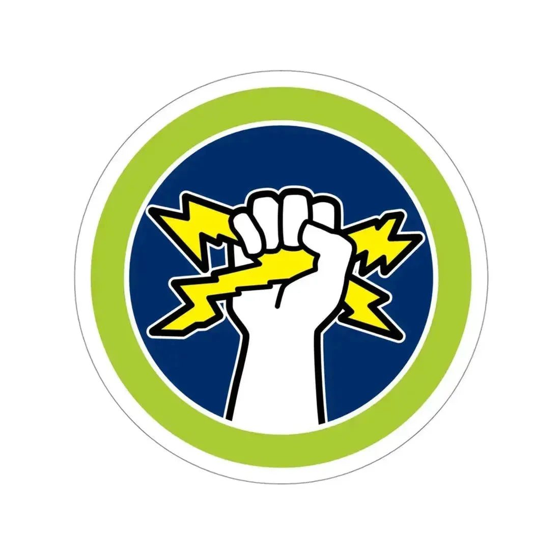 Electricity (Boy Scouts Merit Badge) STICKER Vinyl Die-Cut Decal 4 Inch - The Sticker Space