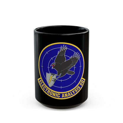 Electronic Analysis Squadron (U.S. Air Force) Black Coffee Mug-15oz-The Sticker Space