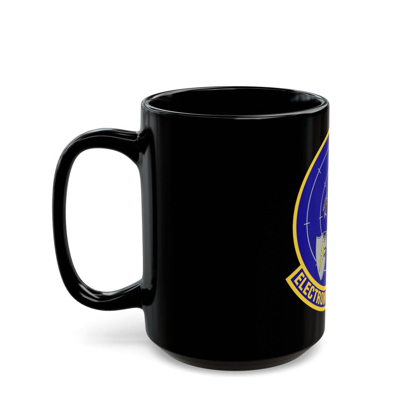 Electronic Analysis Squadron (U.S. Air Force) Black Coffee Mug-The Sticker Space