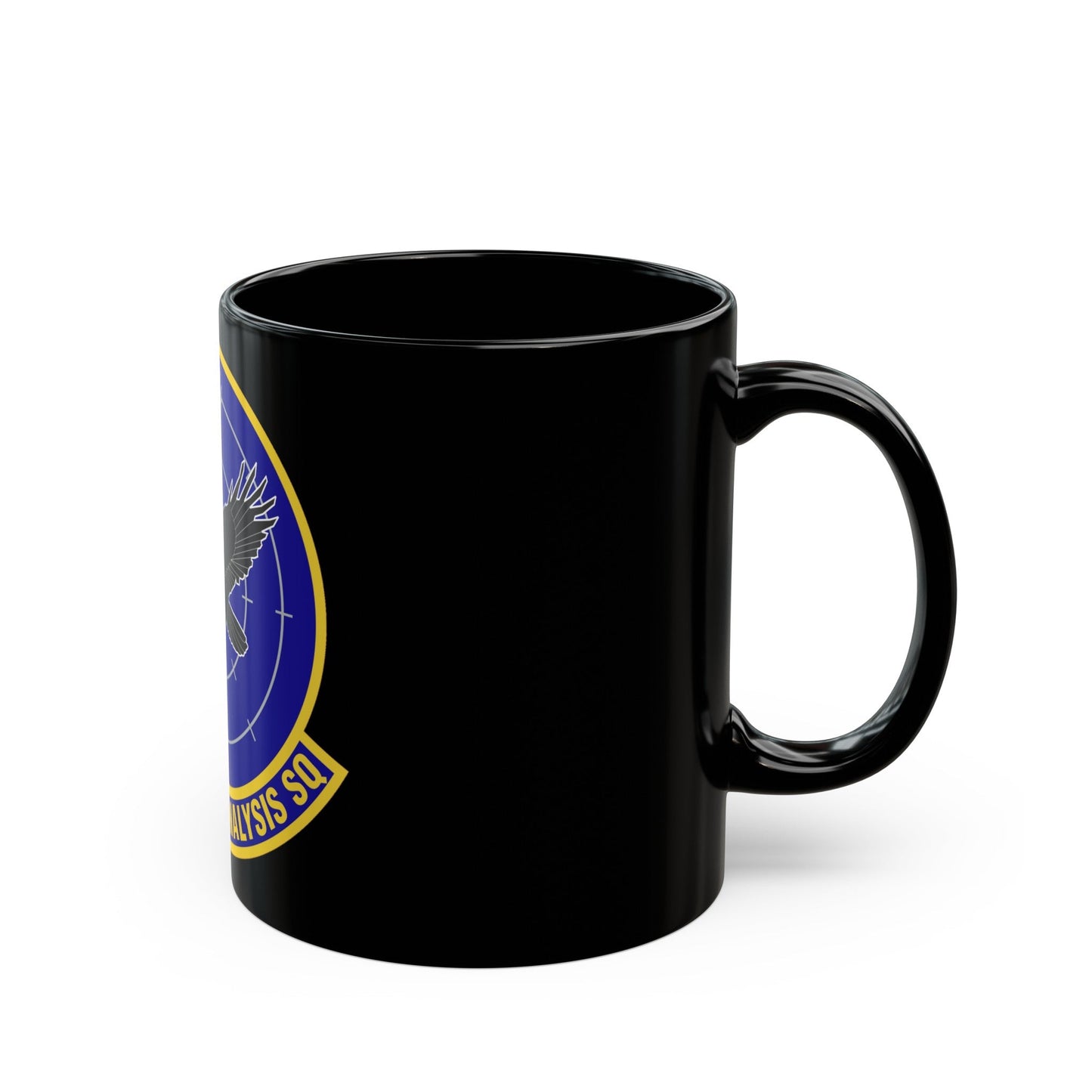 Electronic Analysis Squadron (U.S. Air Force) Black Coffee Mug-The Sticker Space