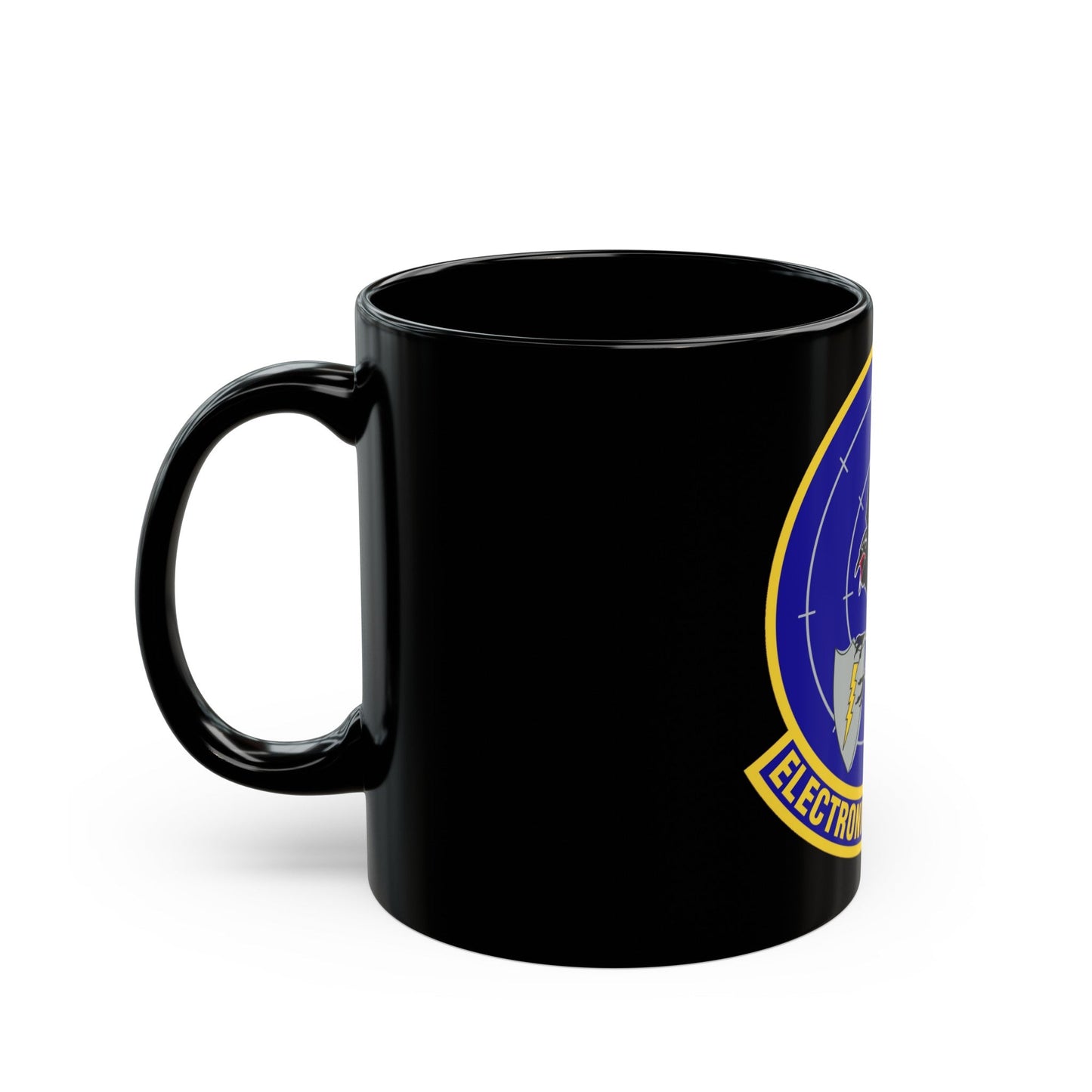 Electronic Analysis Squadron (U.S. Air Force) Black Coffee Mug-The Sticker Space