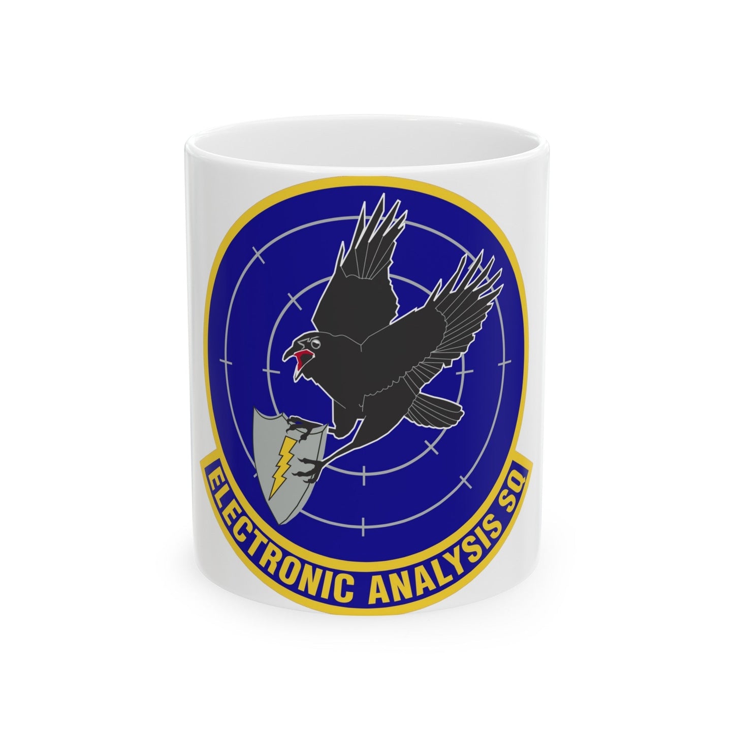 Electronic Analysis Squadron (U.S. Air Force) White Coffee Mug-11oz-The Sticker Space