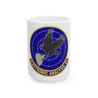 Electronic Analysis Squadron (U.S. Air Force) White Coffee Mug-15oz-The Sticker Space