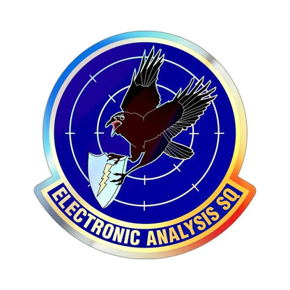 Electronic Analysis Squadron (U.S. Air Force) Holographic STICKER Die-Cut Vinyl Decal 5 Inch Holographic - The Sticker Space