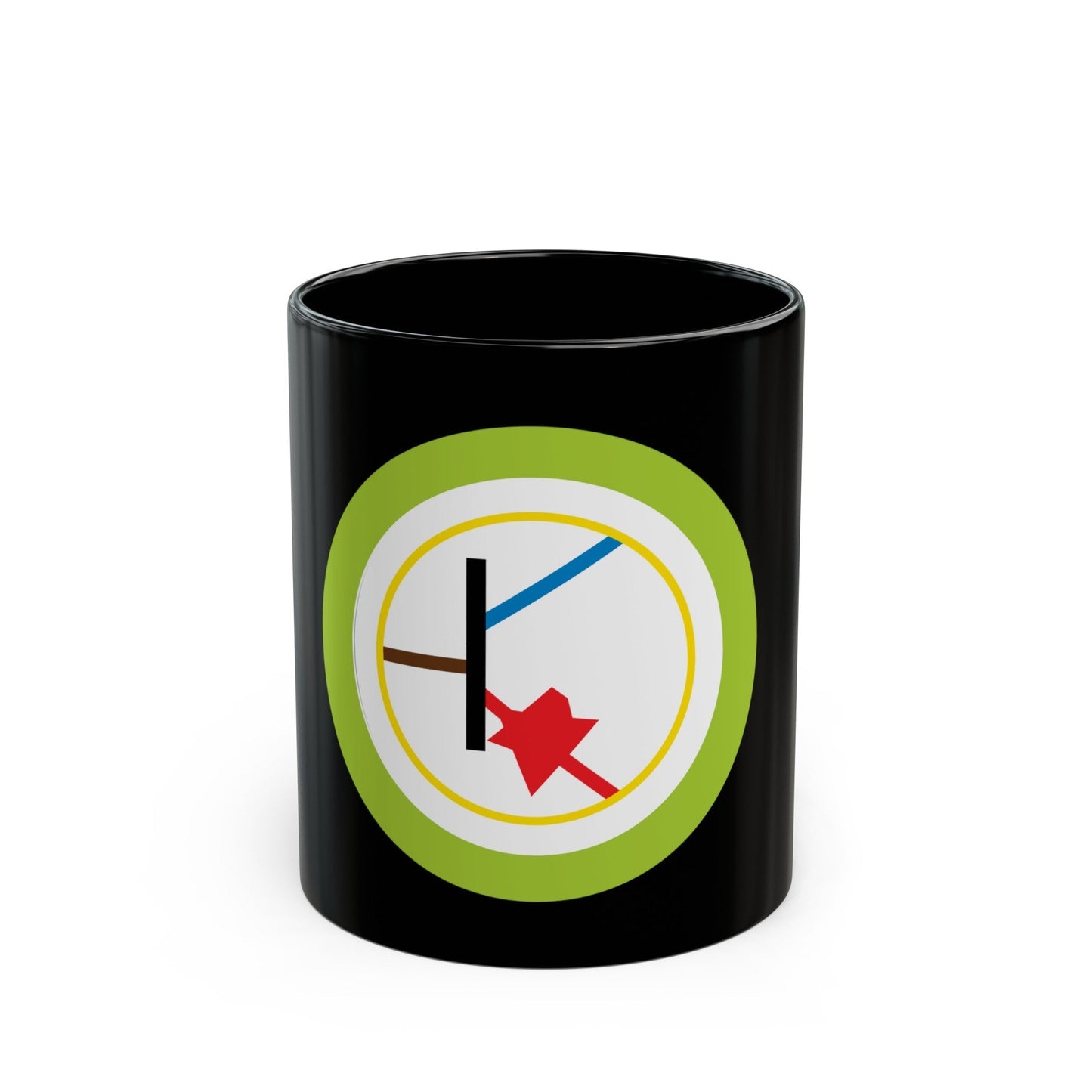 Electronics (Boy Scout Merit Badge) Black Coffee Mug-11oz-The Sticker Space