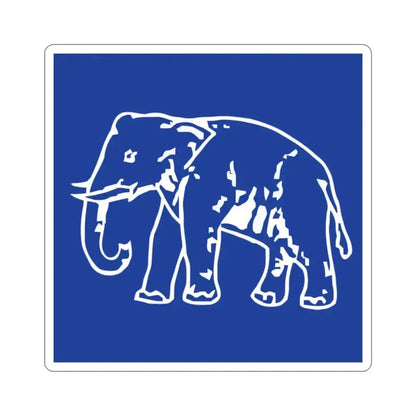 Elephant Bahujan Samaj Party Flag (India) STICKER Vinyl Die-Cut Decal 2 Inch - The Sticker Space