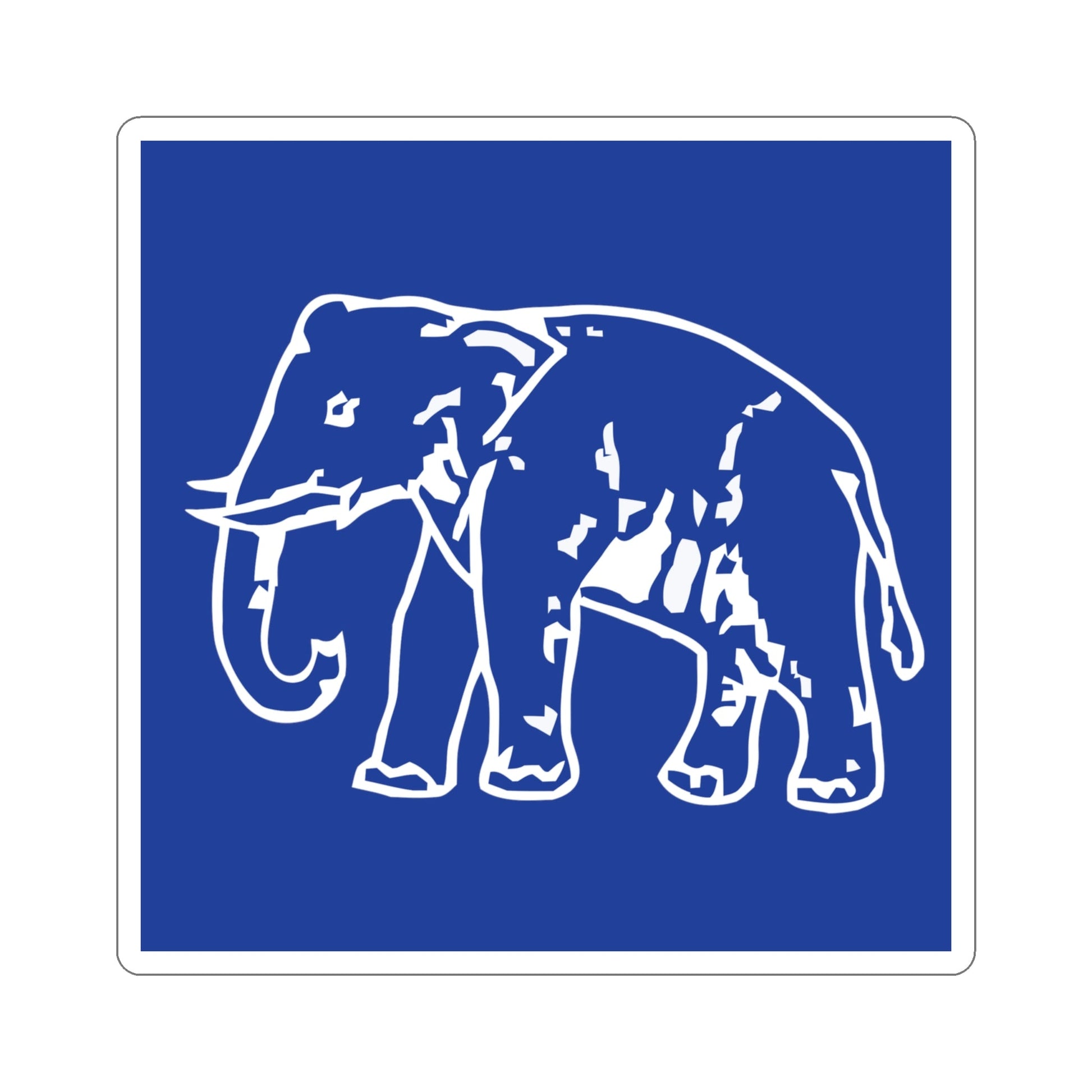 Elephant Bahujan Samaj Party Flag (India) STICKER Vinyl Die-Cut Decal-4 Inch-The Sticker Space