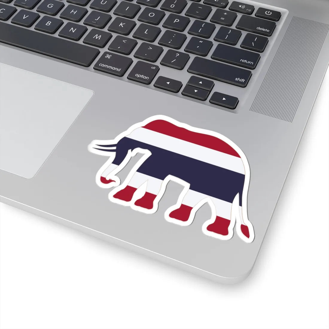 Elephant Flag of Thailand (Thailand) STICKER Vinyl Kiss-Cut Decal - The Sticker Space