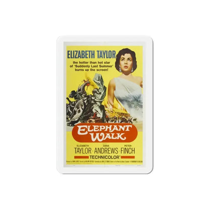 Elephant Walk 1954 Movie Poster Refrigerator Magnet - The Sticker Space