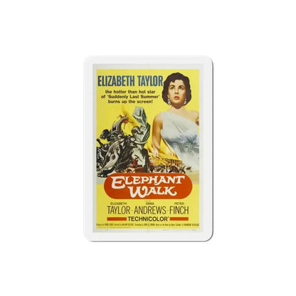 Elephant Walk 1954 Movie Poster Refrigerator Magnet - The Sticker Space